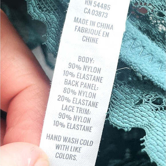 Aerie Wireless Lace Strappy Removablepadded Bralette pads not available   Size L - Picture 7 of 8